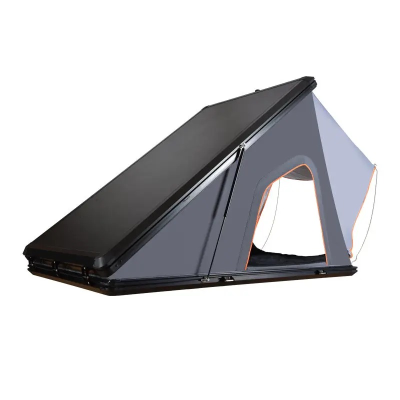 Customize Adventure Triangle Aluminum Hard Shell Roof Top Tent Waterproof Quick Automatic Opening 2-3 Person Cars Dachzelt